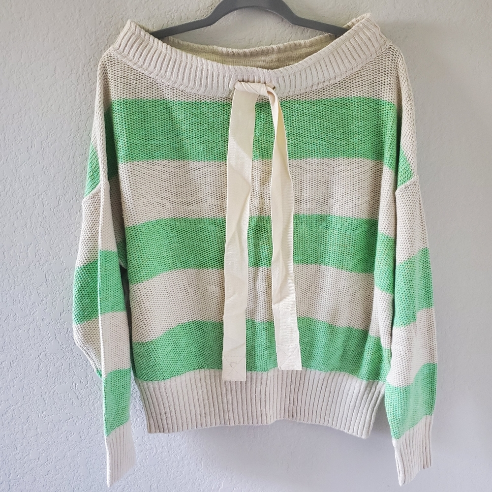 Free People Cassidy off the shoulder sweater NWT